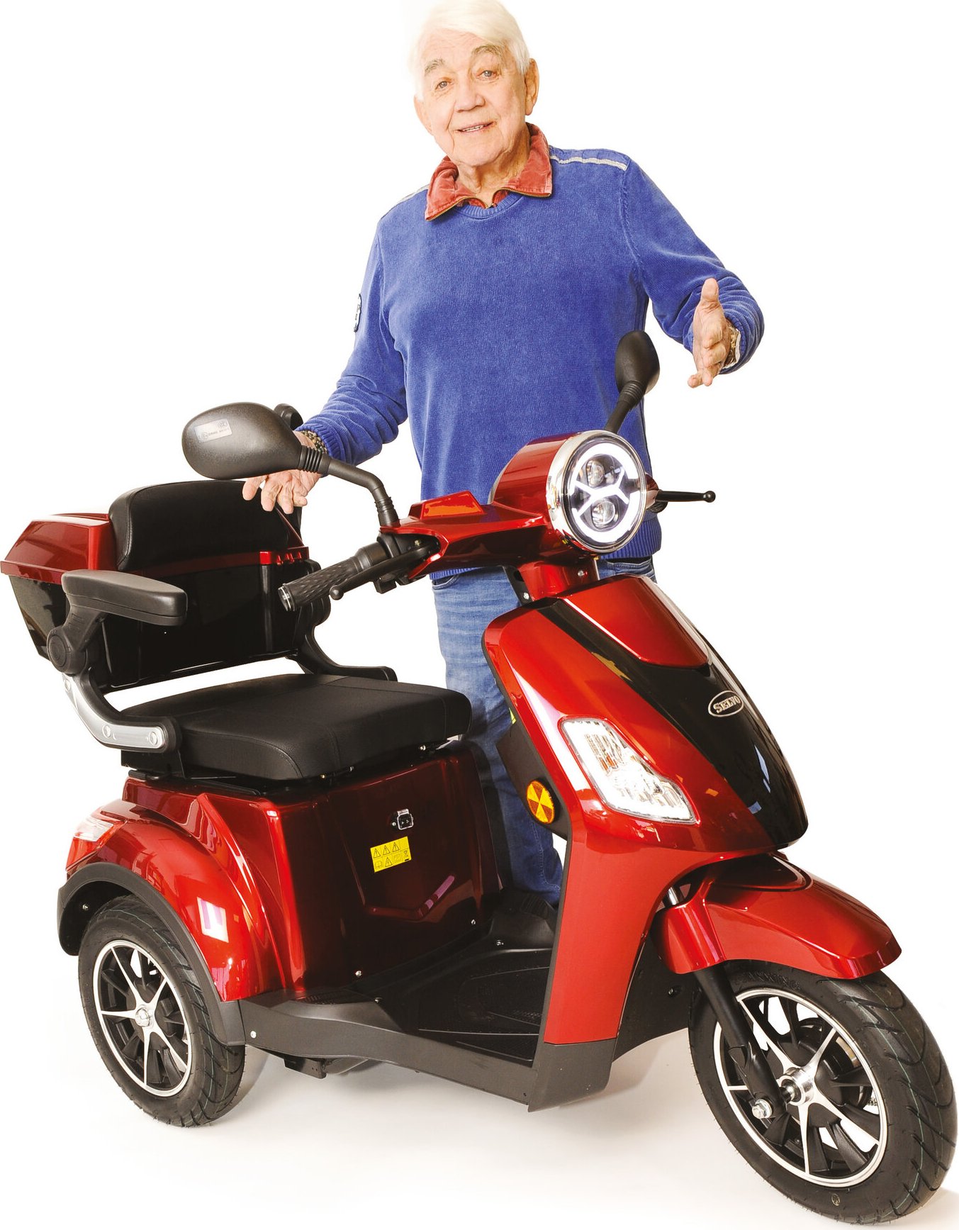 Tříkolové elektrické skútry Selvo