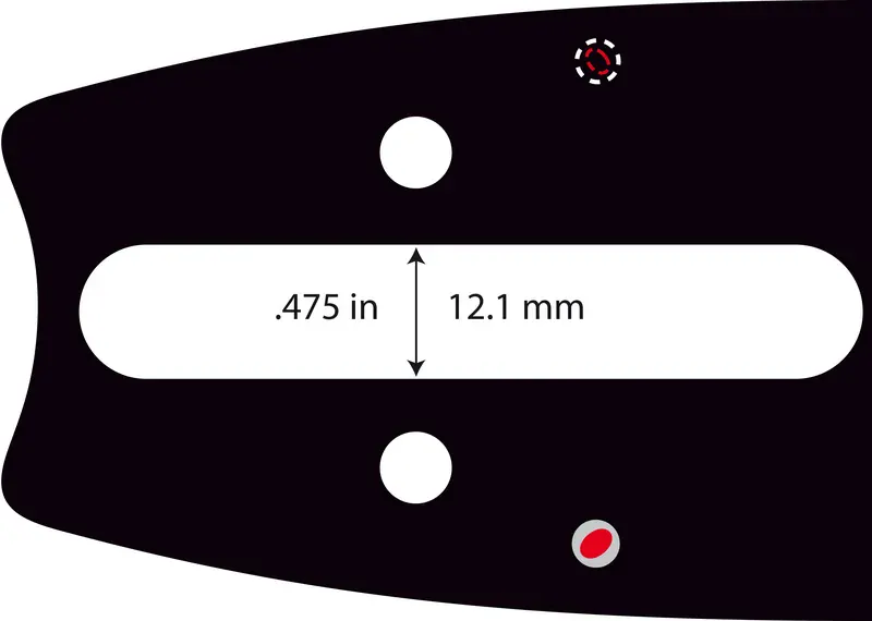 Vodící lišta 42" (105 cm), 3/8" 1,6 mm 135 článků, Oregon 423RNDD009