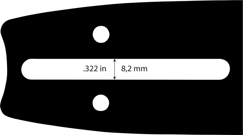 Vodící lišta 16" (40 cm), .325" 1,5 mm 66 článků, Oregon 168VXLGK041
