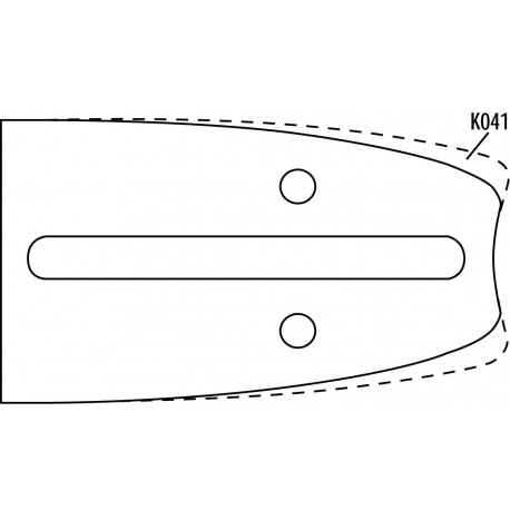 Vodící lišta 16" (40 cm), .325" 1,5 mm 66 článků, Oregon 168VXLGK041