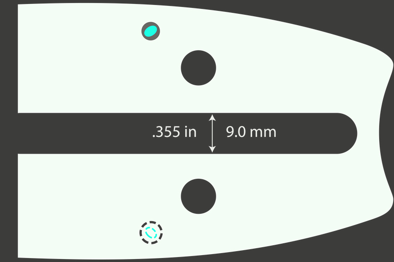 Vodící lišta 16" (40 cm), 3/8" 1,5 mm 60 článků, Oregon 168SFHD009