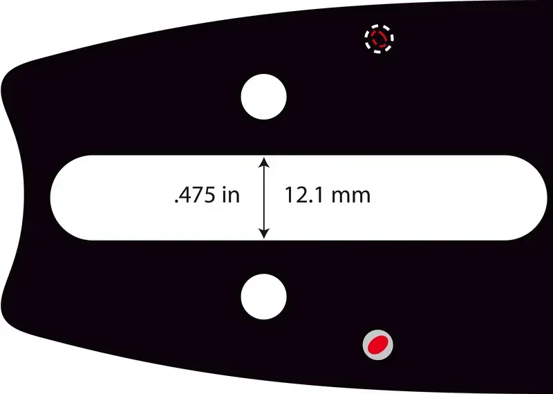 Vodící lišta 15" (38 cm), .325" 1,6 mm 62 článků, Oregon 153SFGD025