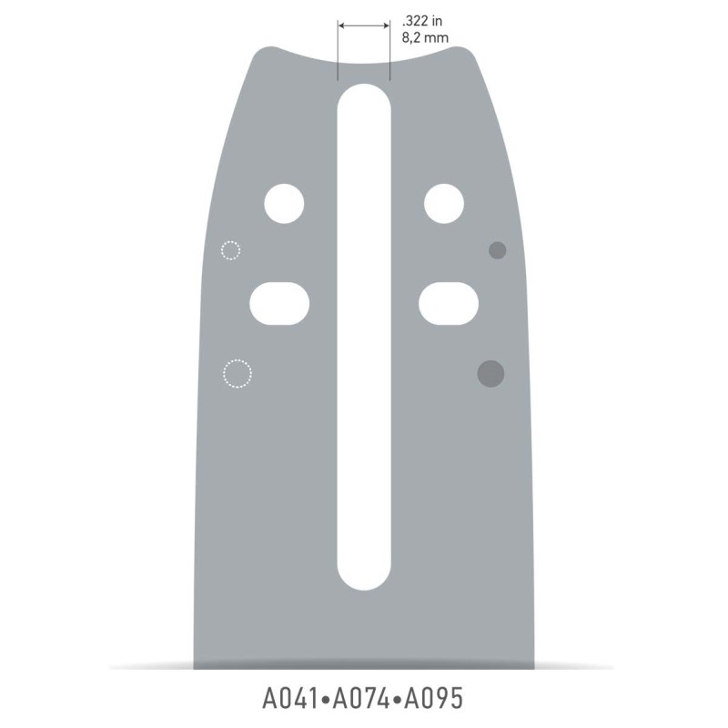 Vodící lišta 14" (35 cm), 3/8" 1,3 mm 12 mm, Oregon 535048