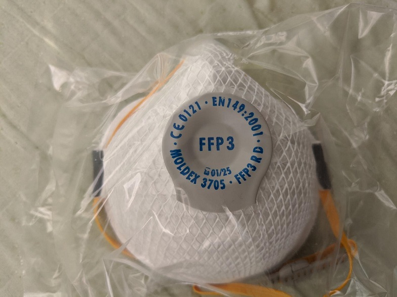 Respirátor Moldex AIR Seal 3705 - FFP3 R D tvarovaný s ventilkem 8 ks