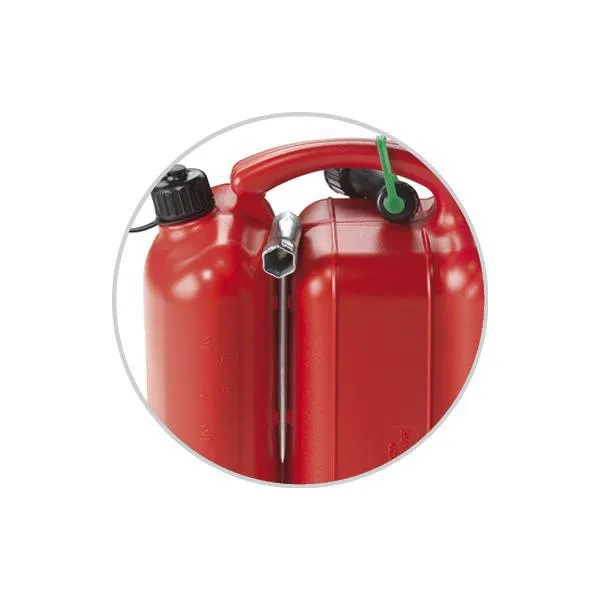 Červený kombinovaný kanystr 6l / 3l Tecomec (KP-51709017)