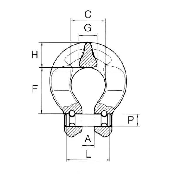 Spojovací třmen Omega Cartec 5T (KP-BG13)