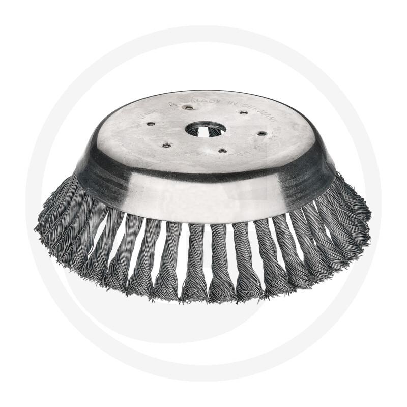 Drátěný kuželový kartáč na plevel 155x25,4mm (GT-13271901)