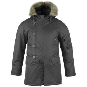 US Letecká Parka N3B - Olivová Teesar