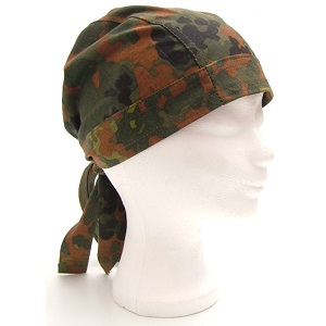 Šátek na hlavu - potisk Flecktarn