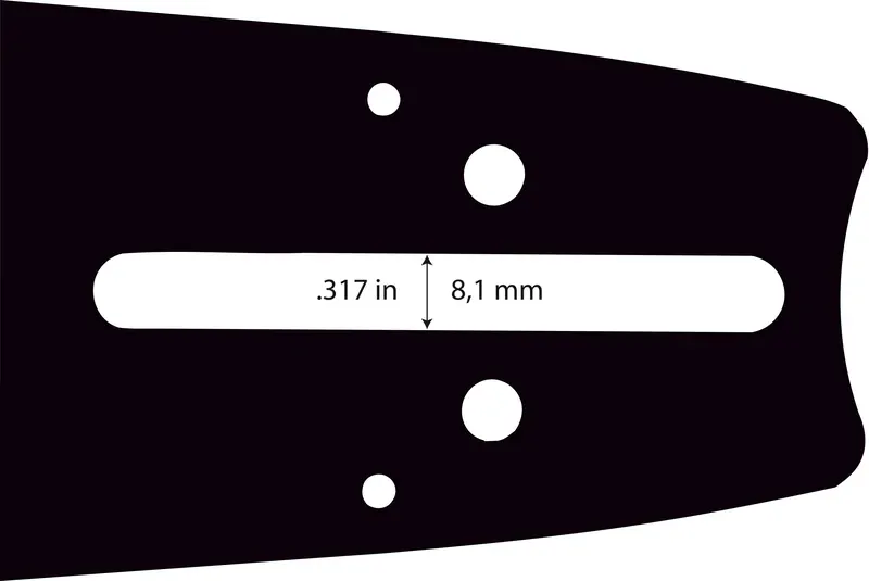 Vodící lišta 18" (45 cm), 3/8" 1,5mm 64 článků, Oregon 188VXLHK153