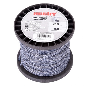 Struna čtvercová s jádrem 3,0 mm x 40 m - HECHT 10404030.