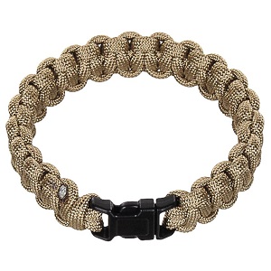 Náramek PARACORD BÉŽOVÝ L, 19 mm