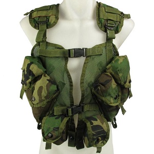 Tactical LBW woodland orig. US jako nová