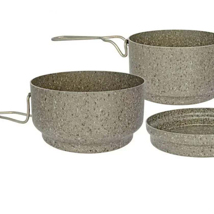 Armádní ešus design STONE 3-dílný