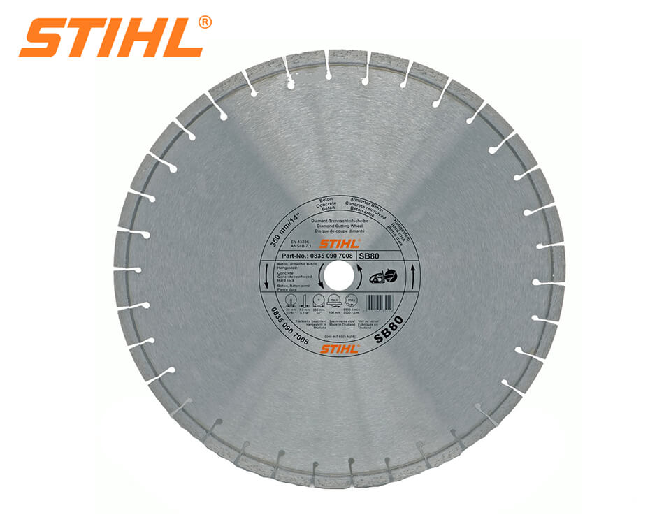 Univerzální diamantový rozbrušovací kotouč D-SB80 350mm Stihl (08350967002)
