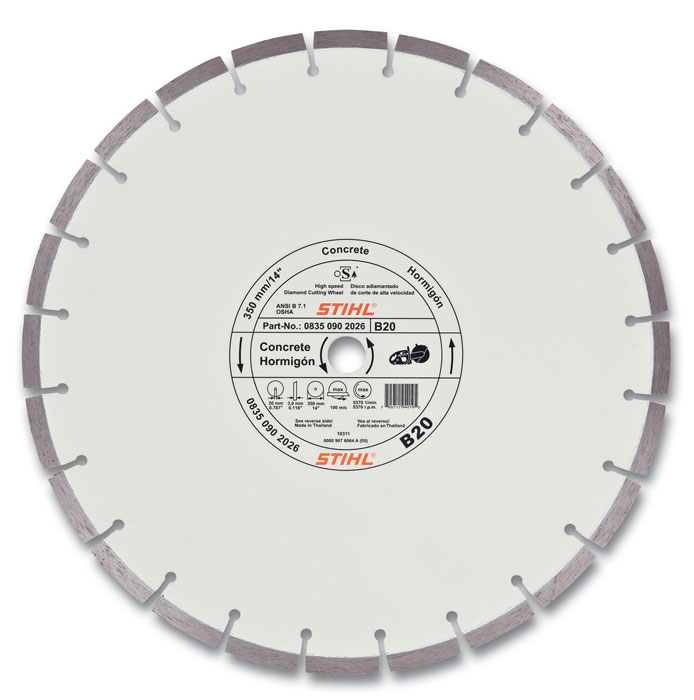 Diamantový rozbrušovací kotouč, beton D-B20 400, STIHL (08350907055)