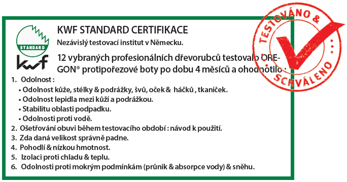 Protipořezové kožené boty WAIPOUA tř. 1 Oregon (295479) 46