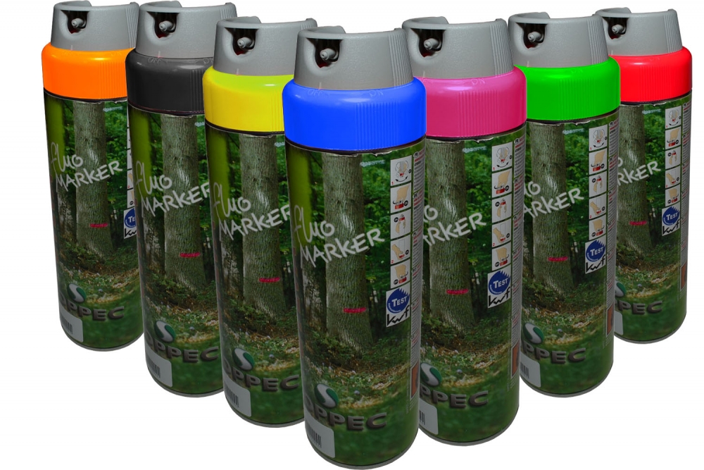 Lesnický značkovací sprej SOPPEC fluo Marker žlutý (IT-5068090)
