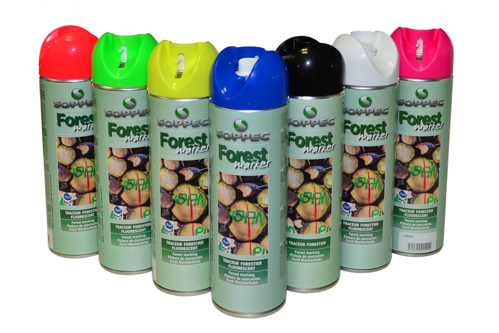 Lesnický značkovací sprej SOPPEC forest Marker červený (IT-5067010)