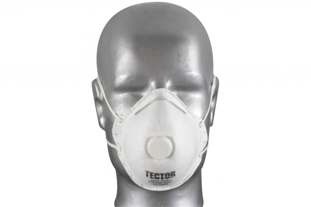 Respirátor s výdechovým ventilkem Tector P1
