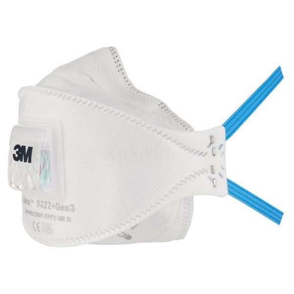 Skládaný respirátor s ventilkem 3M 9322 Gen3 FFP2