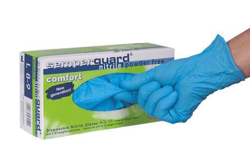 Jednorázové nitrilové rukavice Semperguard Comfort 100 ks
