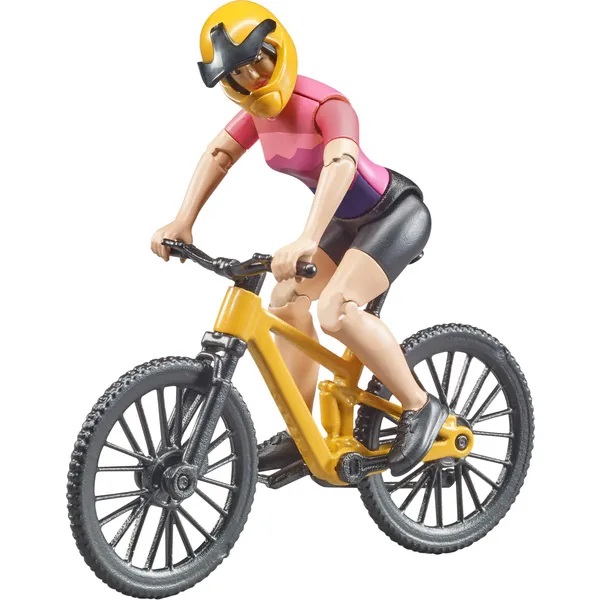 Cyklistka na horském kole B-World Bruder 63111