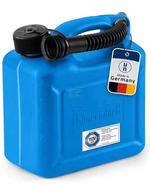 Kanystr na palivo 5l modrý Hünersdorff (KP-JK811340)