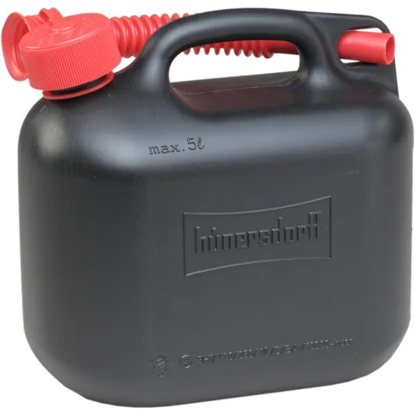 Kanystr na palivo černý 5 l Hünersdorff (KP-8114)