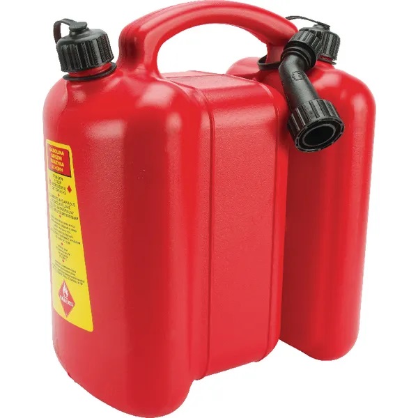 Červený kombinovaný kanystr 6l / 3l Tecomec (KP-51709017)