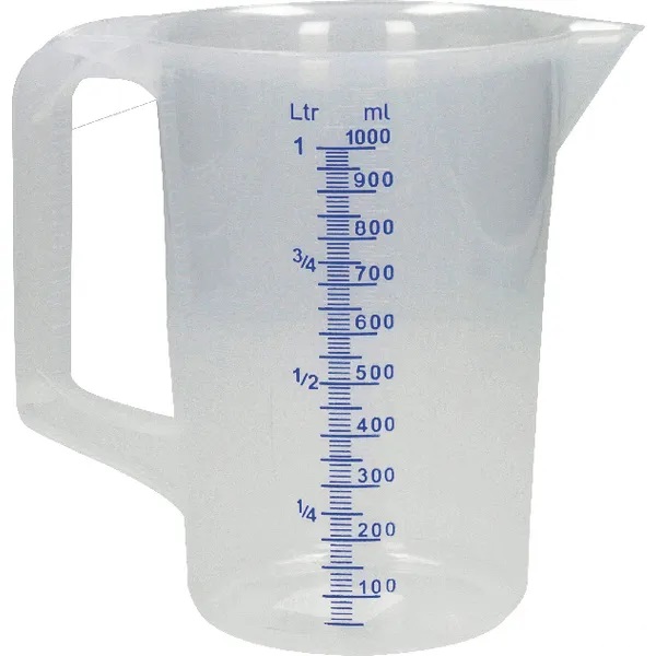Odměrka pro míchání palivové směsi, 1l Hünersdorff (KP-9360)