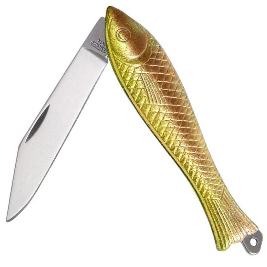 Nůž Rybička Mikov 130-NZn-1/ZL - STONEWASH