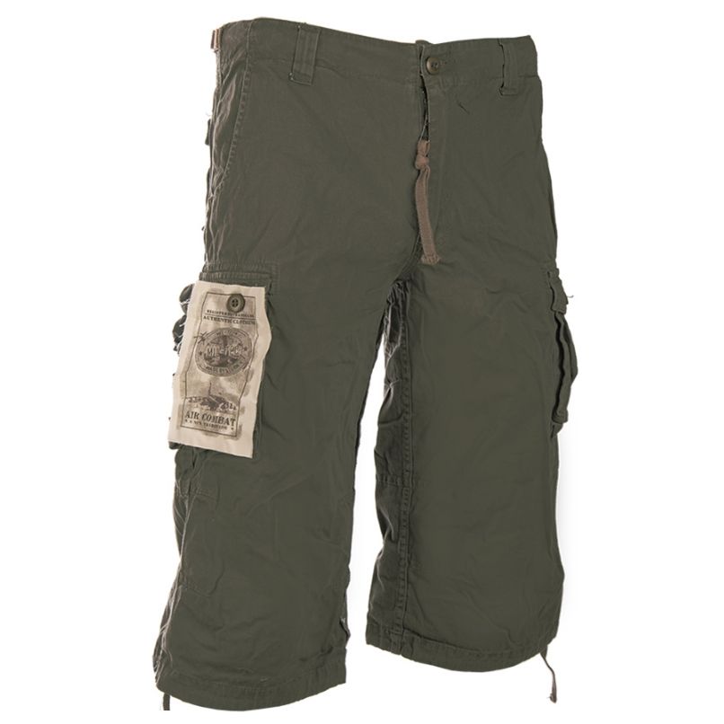 Kalhoty 3/4 AIR COMBAT oliv vel. S
