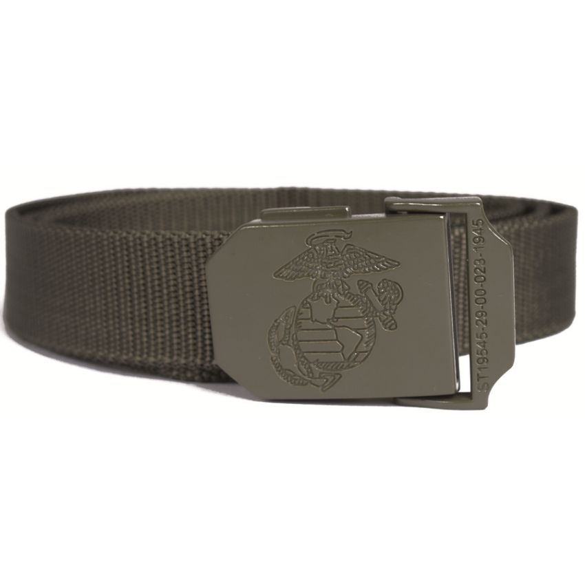 Opasek USMC tenký UTILITY - Olivový