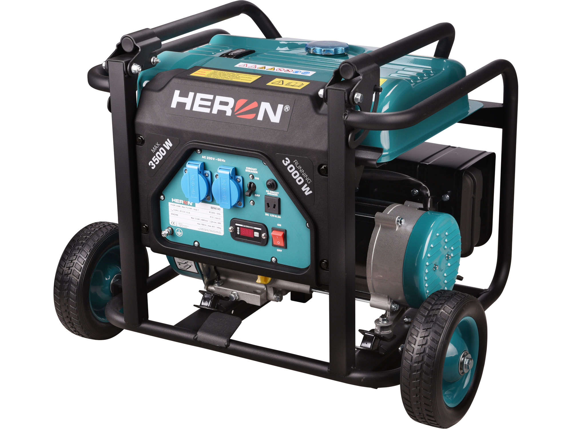 HERON elektrocentrála benzínová, 7,4HP/3,5kW (8896140)