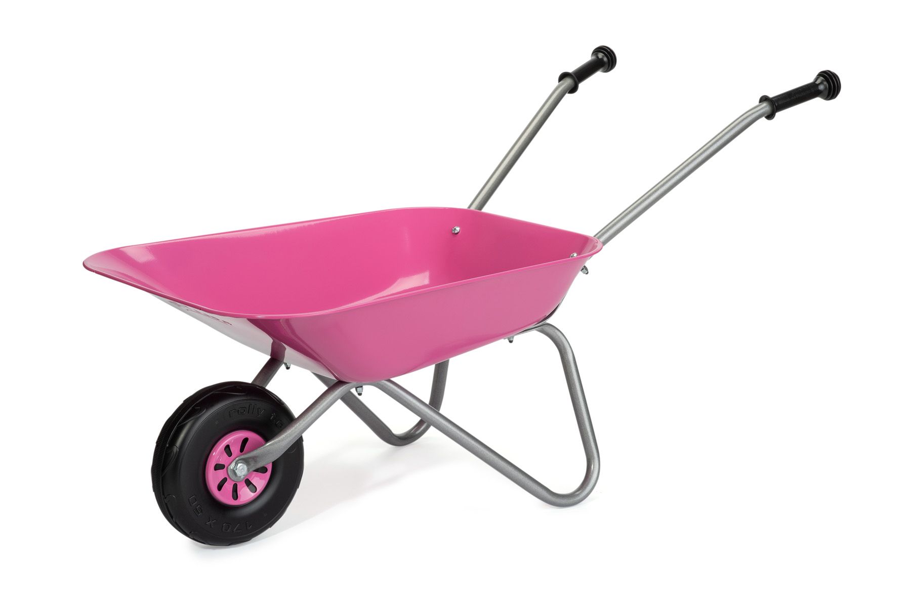 Kovové dětské kolečko růžové Rolly Toys (GT-274802)