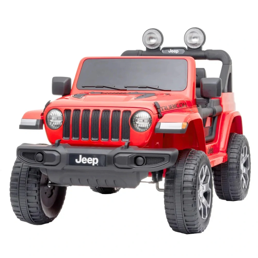 Dětské autíčko HECHT - Jeep Wrangler Rubicon Red - akumulátorové vozítko
