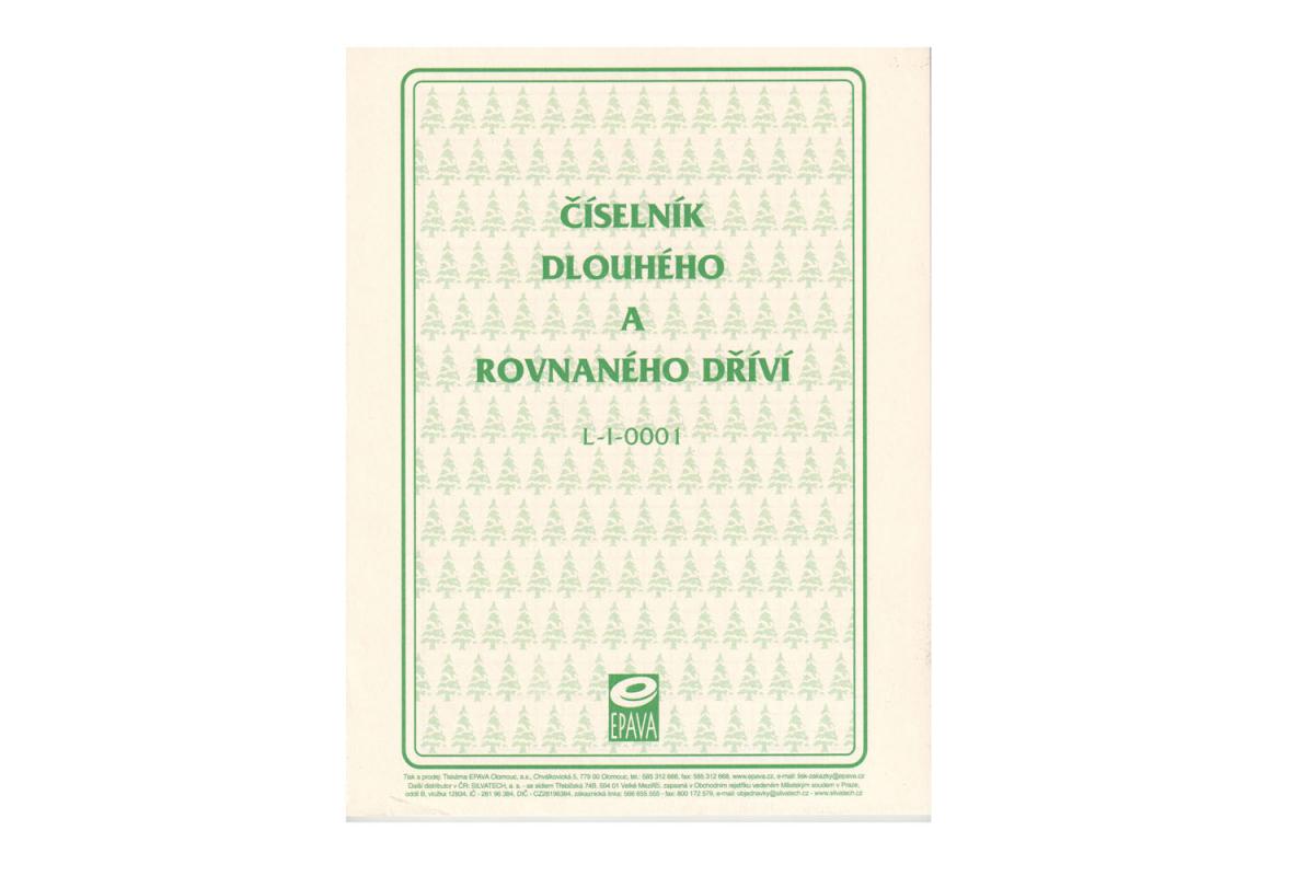 Číselník dlouhého a rovnaného dříví A5 (IT-L10001)