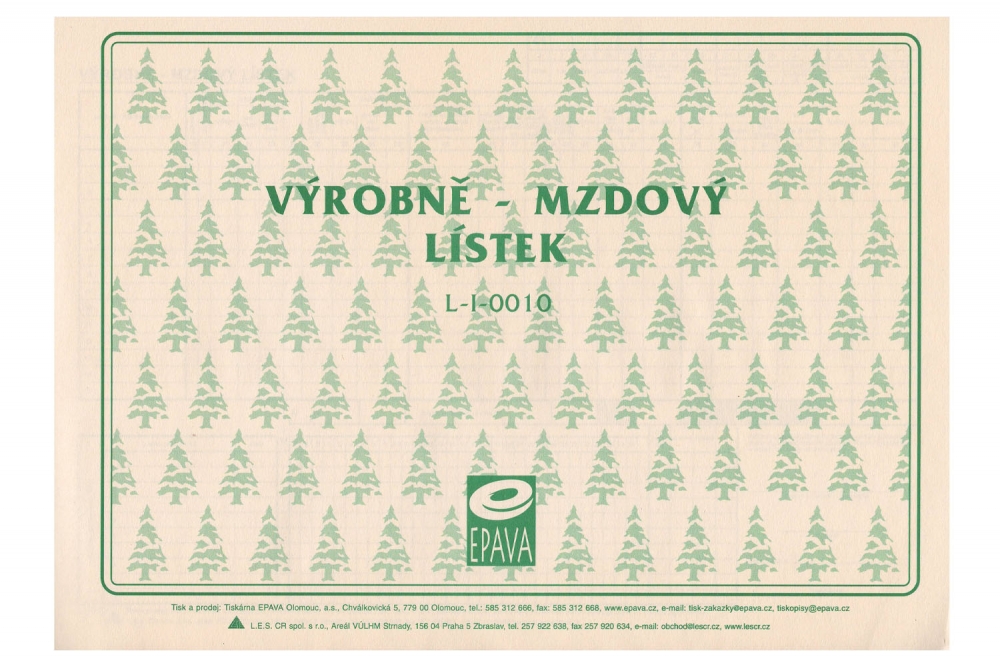 Výrobně - mzdový lístek (IT-L10010)