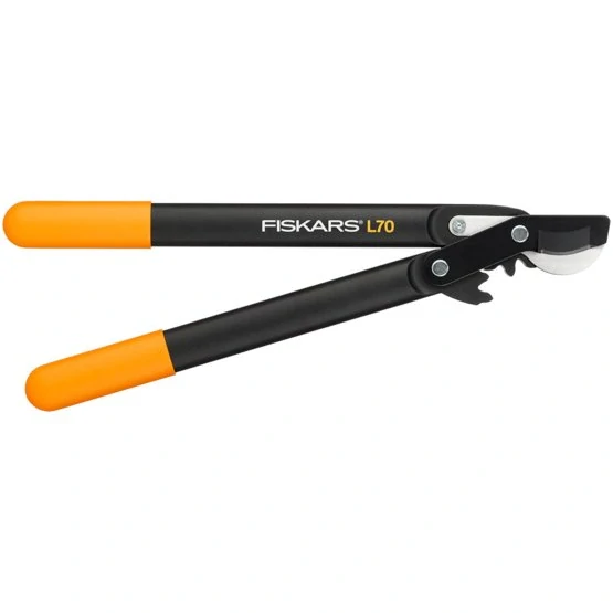 Nůžky na silné větve Fiskars PowerGear™ dvoučepelové, převodové, nůžková hlava (S) L70 (1002104)
