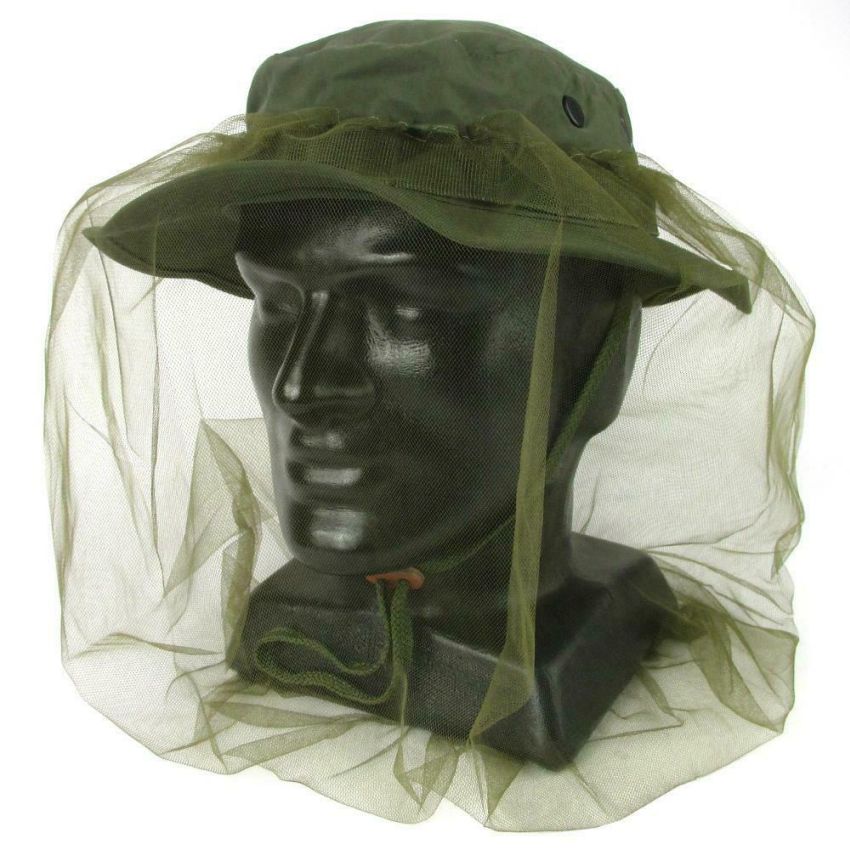Moskytiéra US Army na klobouk