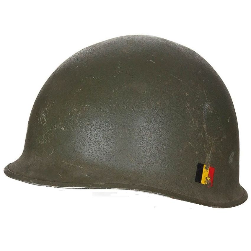 Helma orig. Belgická Armáda M51 - KOMPLETNÍ