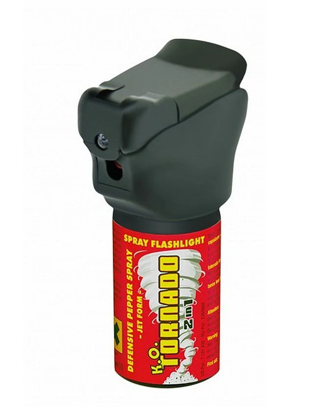 Obranný plyn K.O.TORNADO se svítilnou 40ml