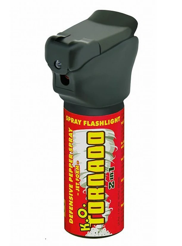 Obranný plyn K.O.TORNADO se svítilnou 50ml