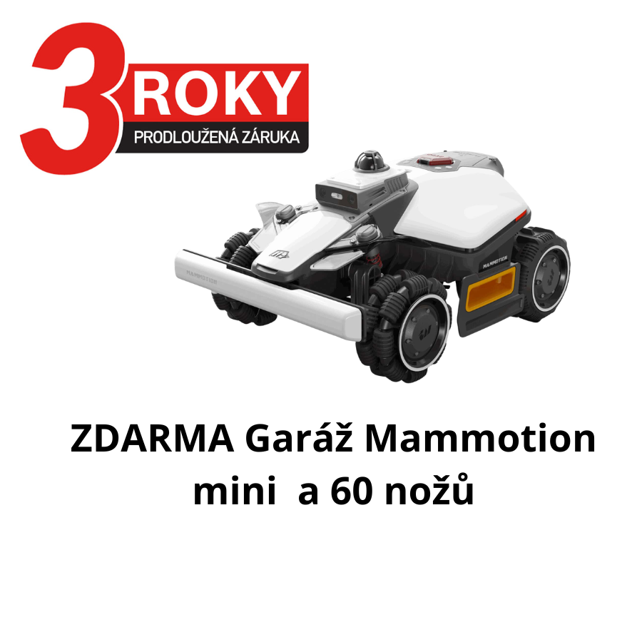 Robotická sekačka Mammotion LUBA mini 2 AWD 1500 LiDAR