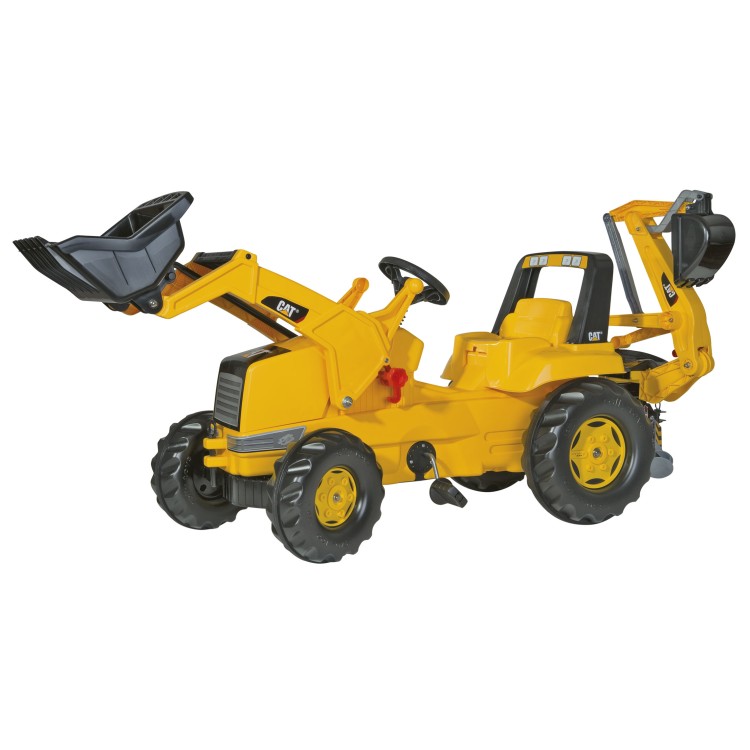 CAT s čelním nakládačem a rypadlem (R81300)
