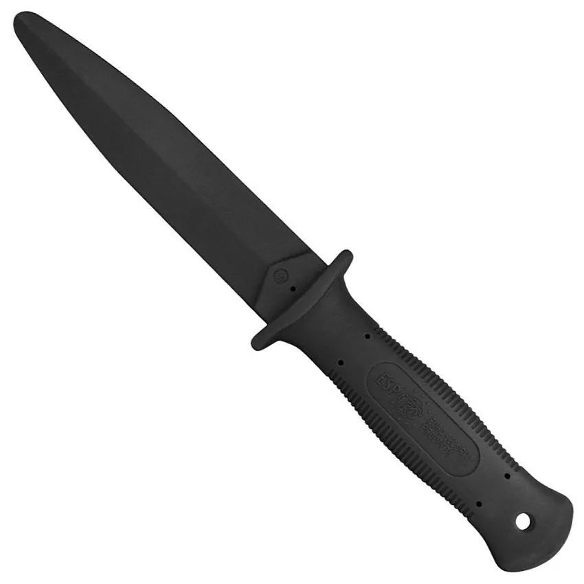 Tréninkový nůž 29cm špičatý SOFT ( měkčí ) černý