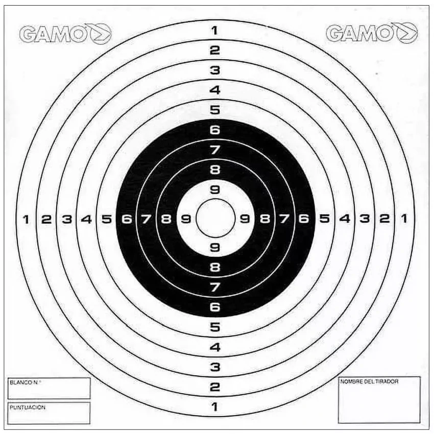 Terče pro vzduchovku GAMO 14x14cm 100ks