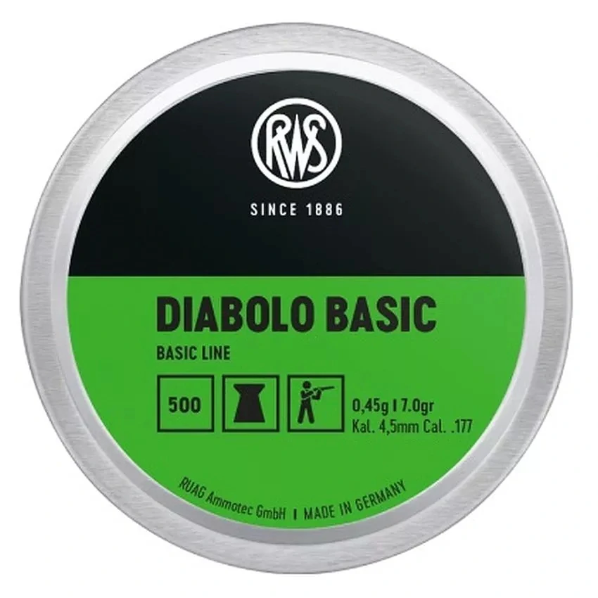 Diabolo RWS BASIC cal.4,5mm 500ks