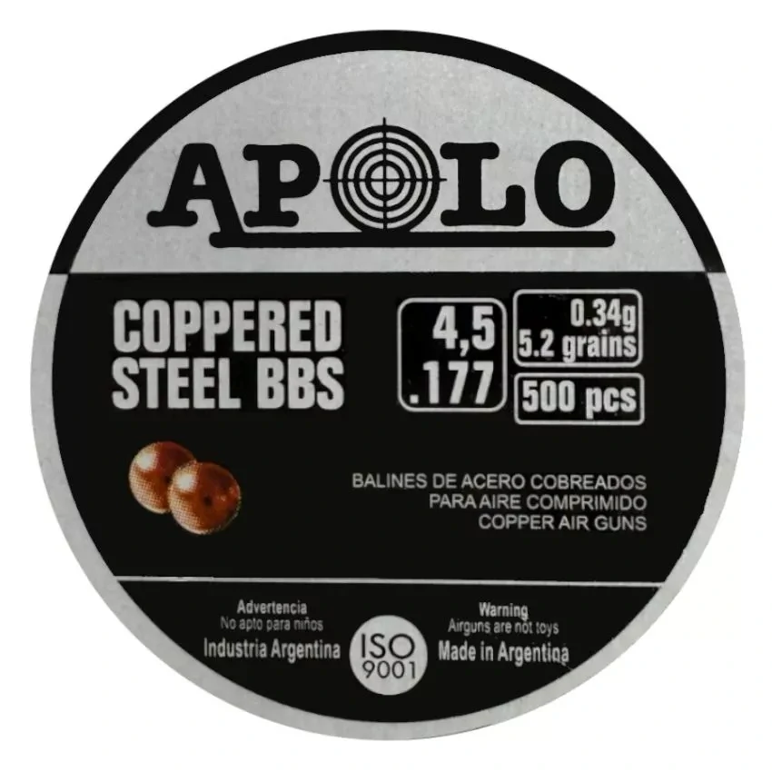 Broky měděné BBs APOLO cal.4,5mm 500ks